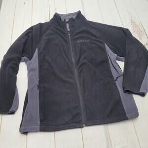 Vintage Yahoo! Y2k 2007 fleece zip up tech bro jacket